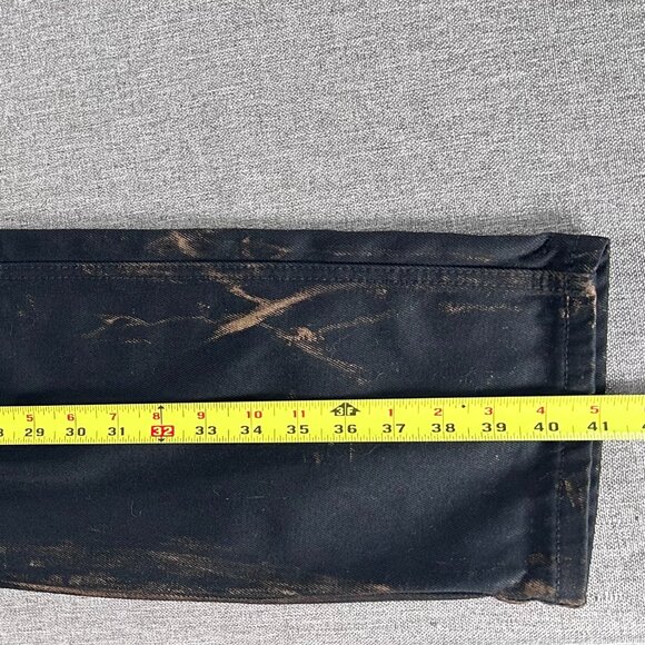 Diamond Stash Denim Jeans Men's 38 Brandon SLIM FIT Black Gold Streaks Casual - Picture 13 of 13